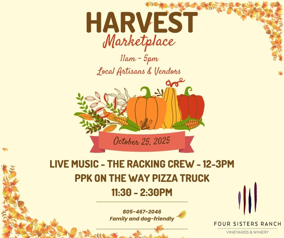 Harvest Marketplace at Four Sisters Ranch Vineyards and Winery-Paso Robles Wine Country